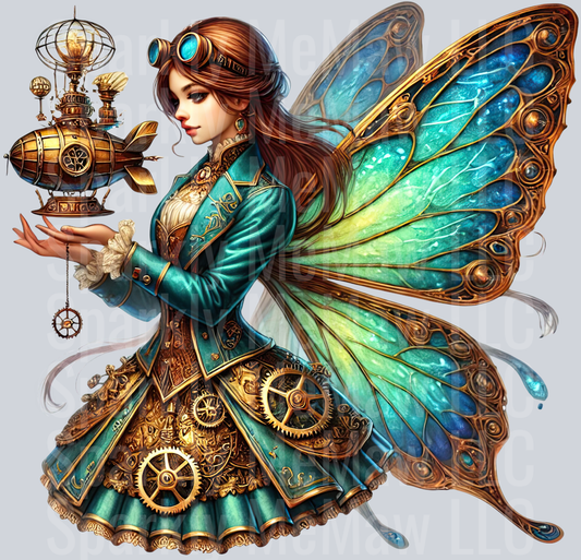 Fairy  SteamPunk UV DTF Decal 22