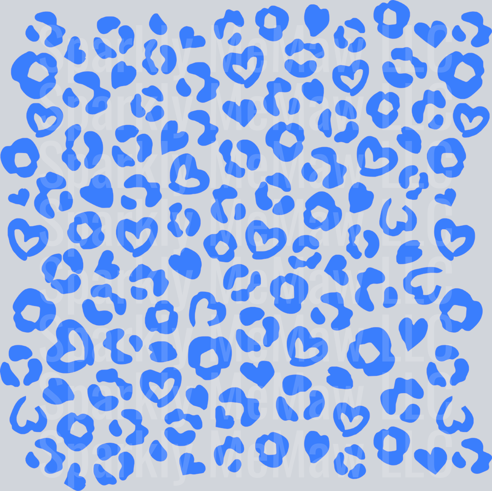 Blue Leopard 10x10