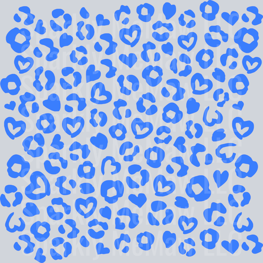 Blue Leopard 10x10