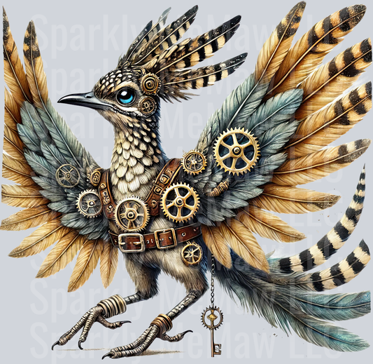 Road Runner SteamPunk UV DTF Decal 11
