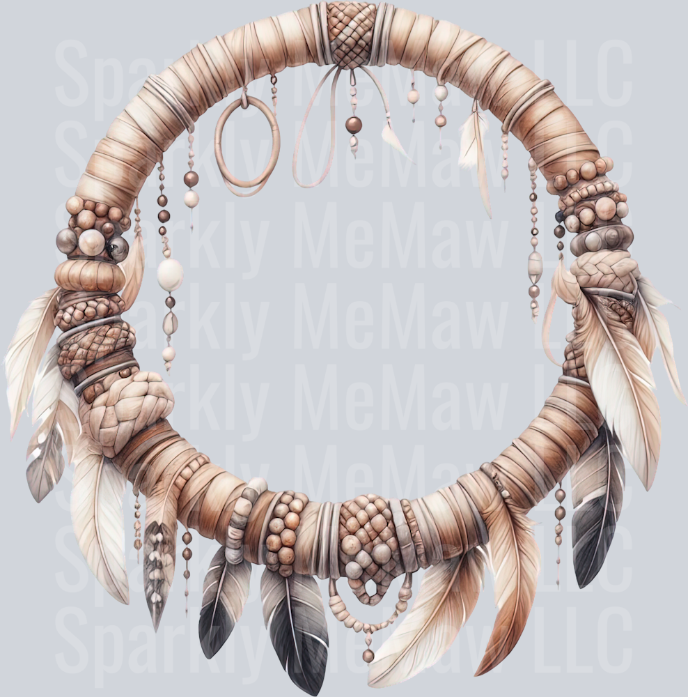 12 Native UV DTF Clip Art Decal