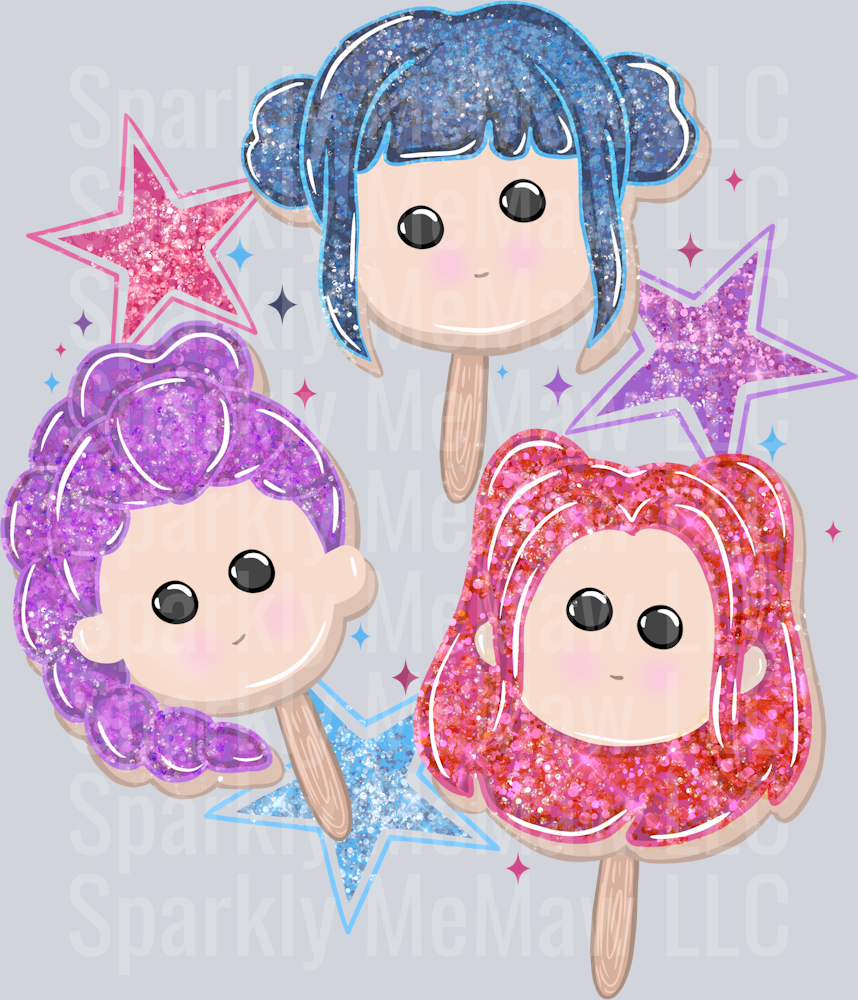 Kpop UV DTF Decal