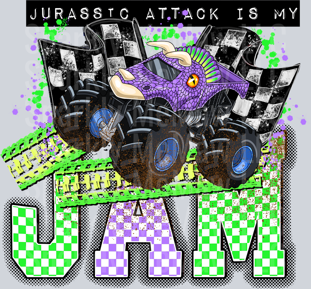 Jurassic DTF Transfer (Fabrics)