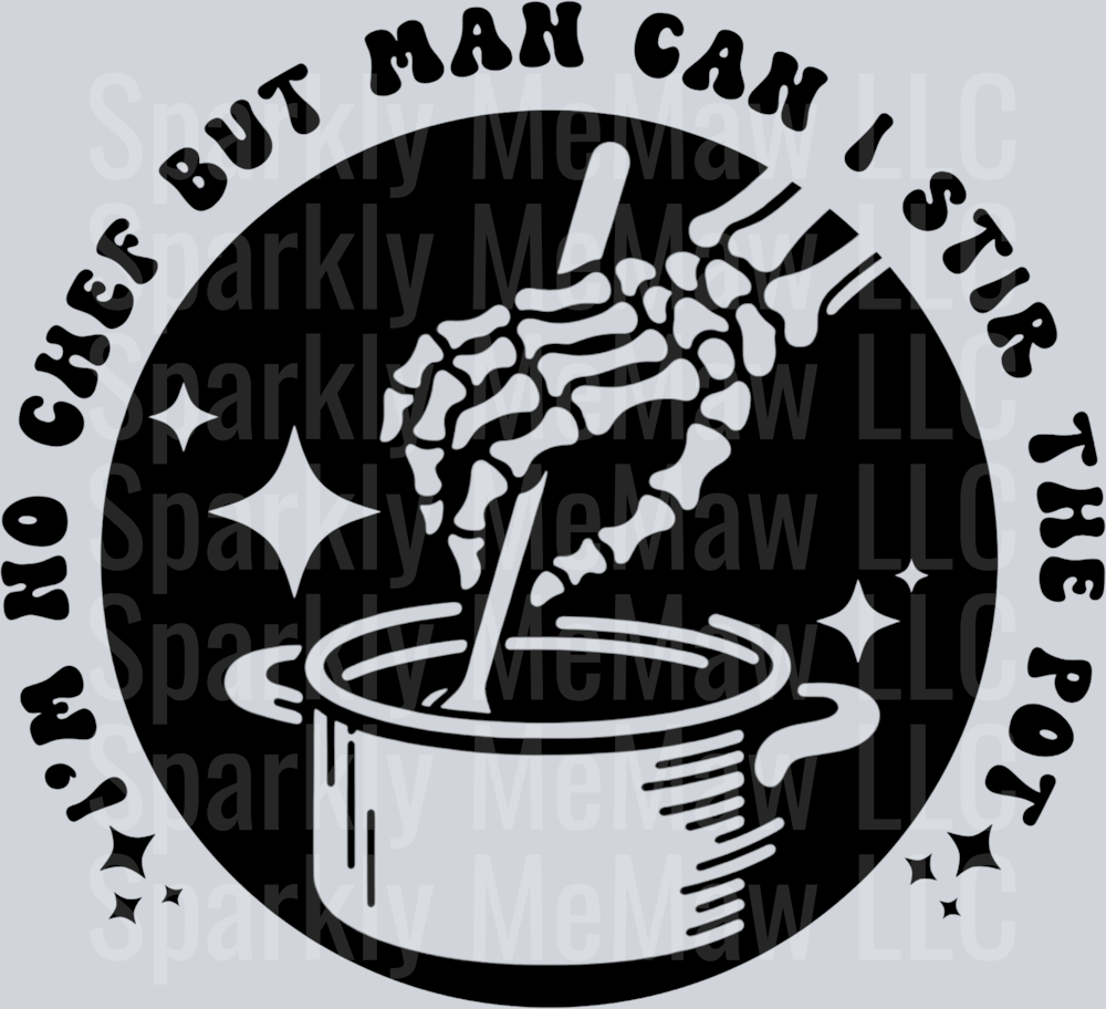 I'm no Chef 2 uv dtf Decal