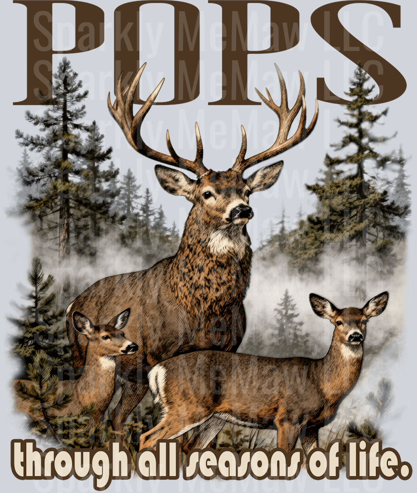 pops buck UV DTF DECAL