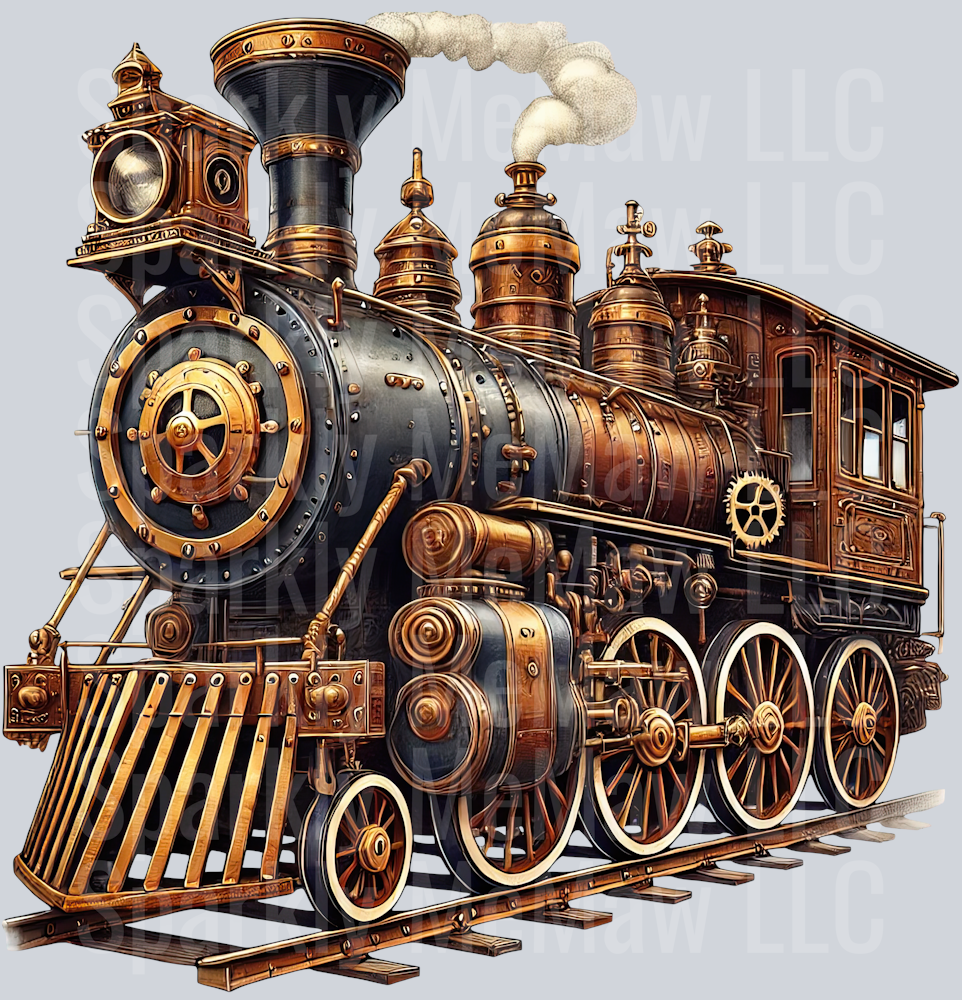 Steampunk Clip Art UV DTF Decal  3