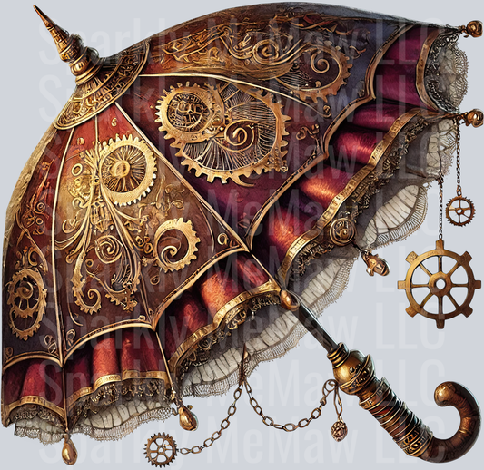 Steampunk Clip Art UV DTF Decal 25