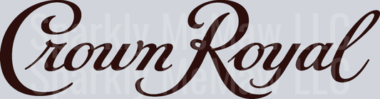 Original logo_Crown Royal DTF Transfer (Fabrics)