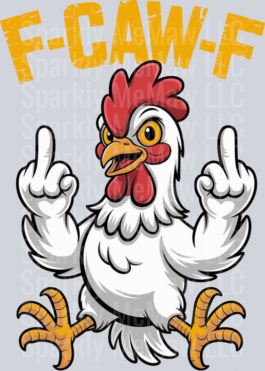 F-Caw-F UV DTF Decal Version 5