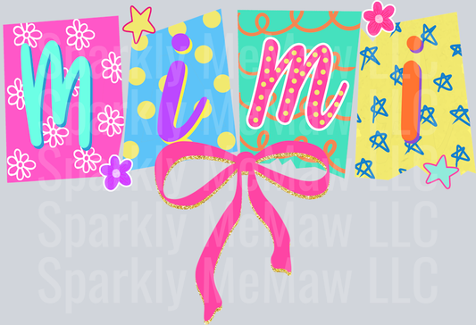 Preppy Ransom Mimi  UV DTF Decal