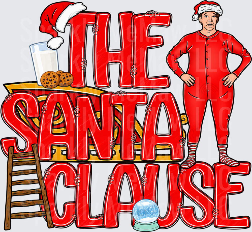 The Santa Clause Movie UV DTF Decal