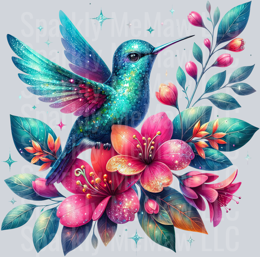 44 Hummingbird Clip Art UV DTF Decal