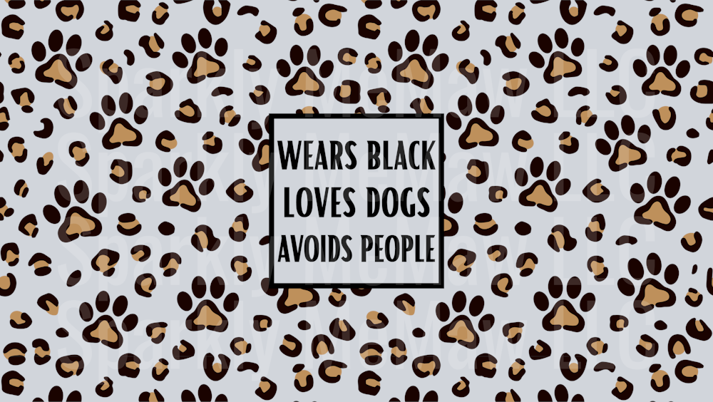 Loves Dogs 16 oz UV DTF Wrap