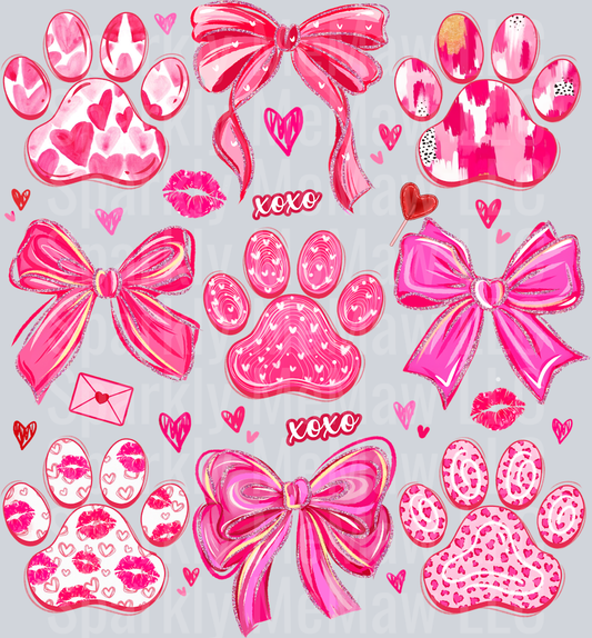 Valentine 6 10x0 UV DTF Element Sheet