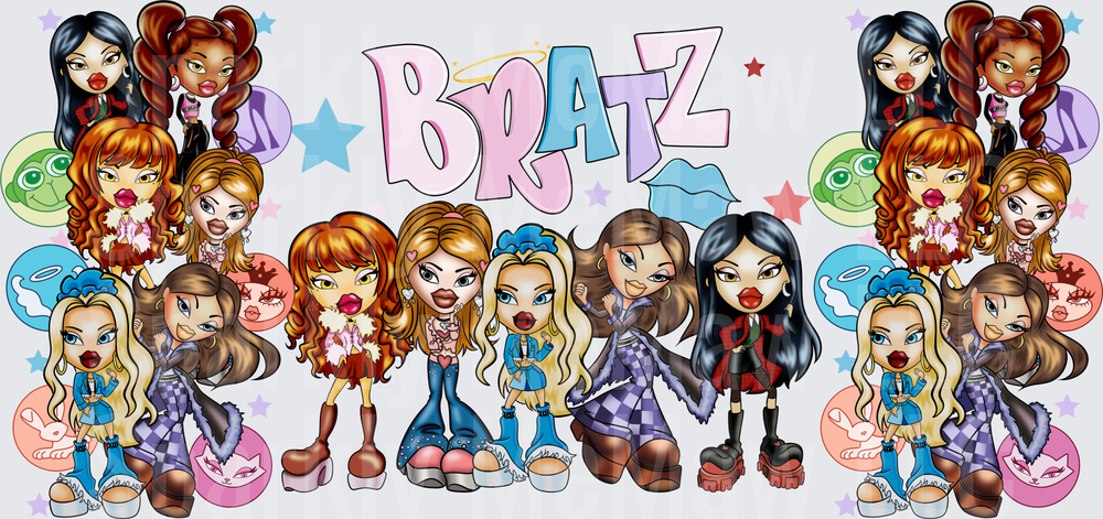 Bratz Girls Squad UV DTF 16 OZ Wrap