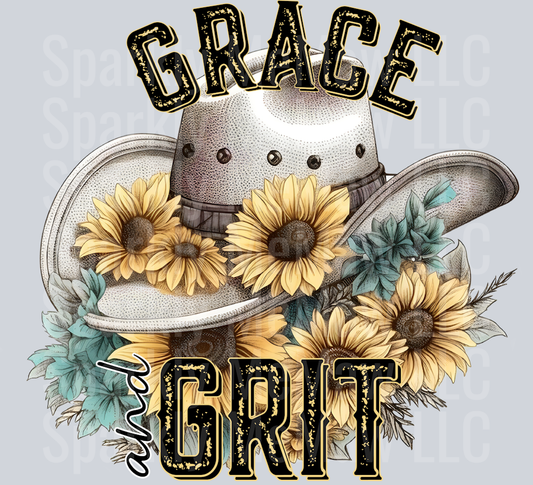 Grace and Grit UV DTF Decal