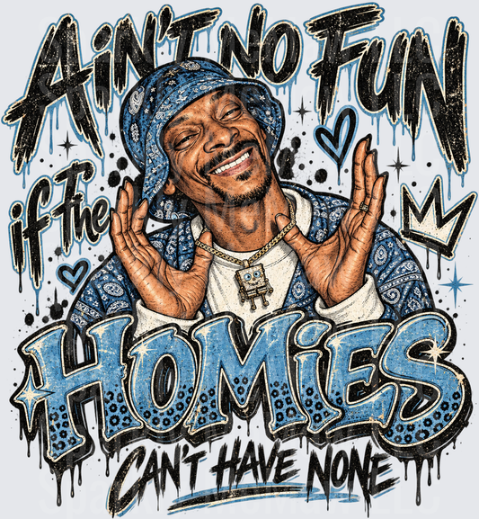 Snoop Dogg Ain't No Fun UV DTF Decal
