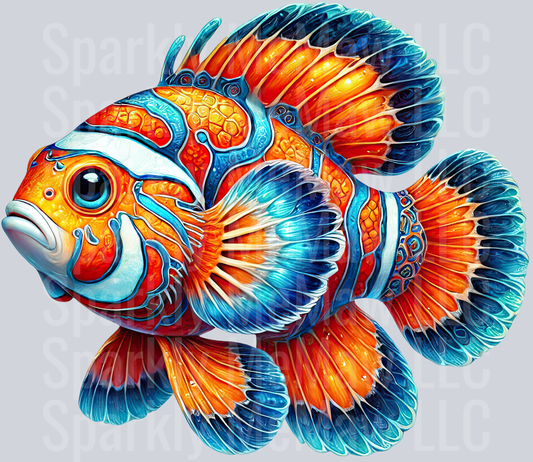 5 Exotic Animals UV DTF clipart Decal