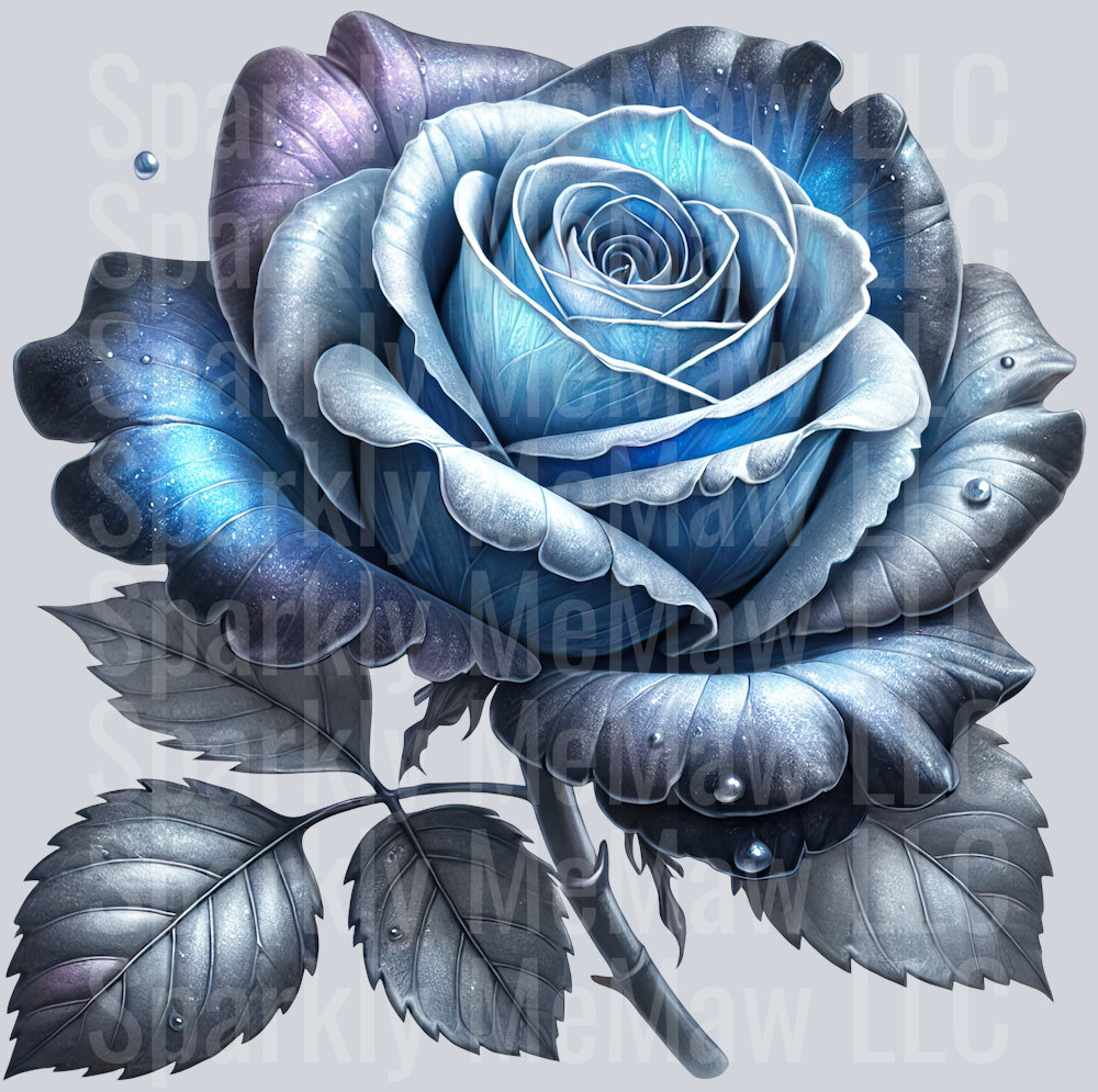 Fantasy Rose 8 UV DTF Decal