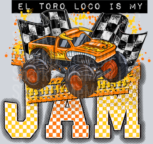 El toro DTF Transfer (Fabrics)