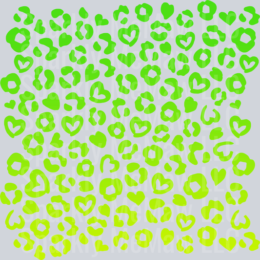 Green Leopard 10x10