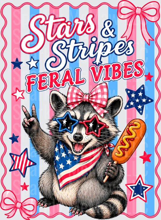 stars stripes feral vibes