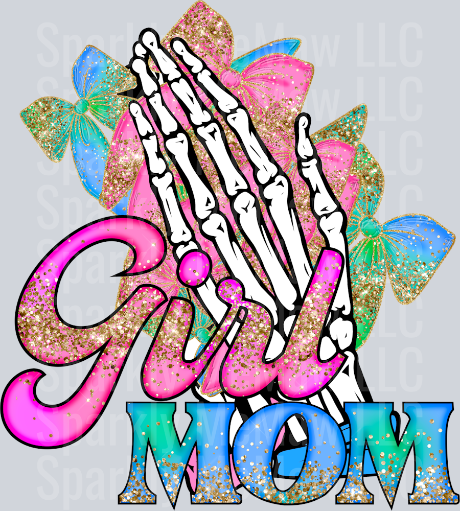 Girl Mom UV DTF Decal