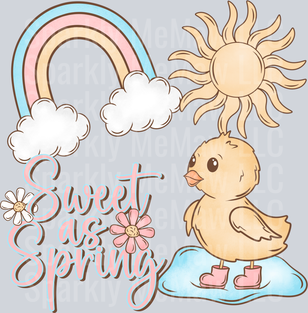 Sweet As Springs UV DTF Decal