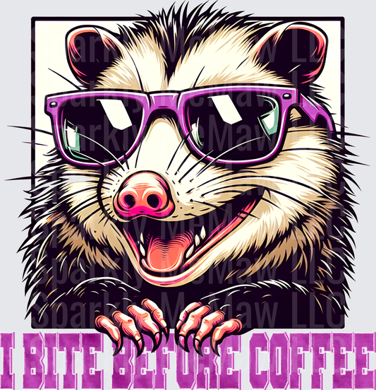 Cool Hedgehog with Purple Sunglasses and Claws UV DTF Decal