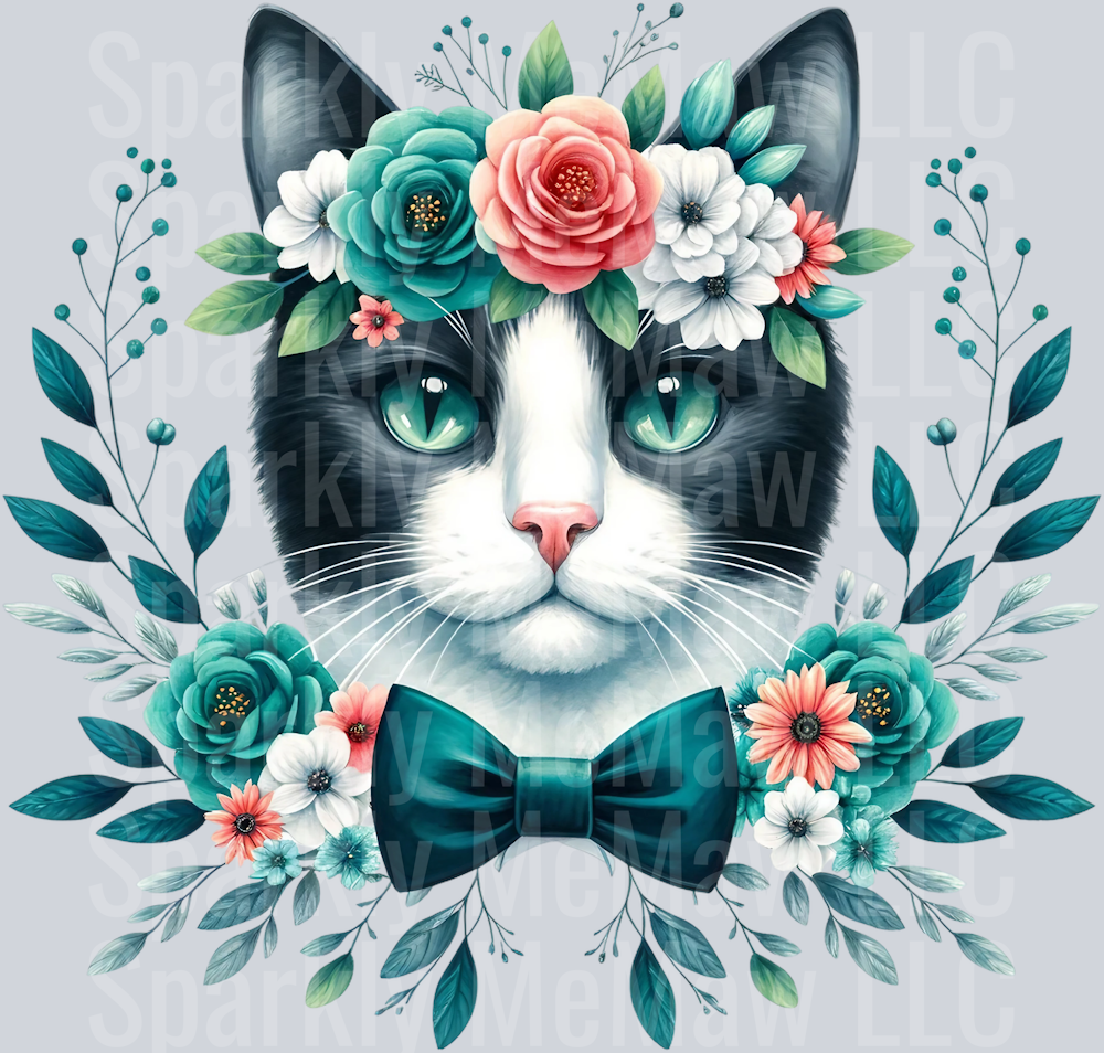 cat 6 Clip Art UV DTF Decal