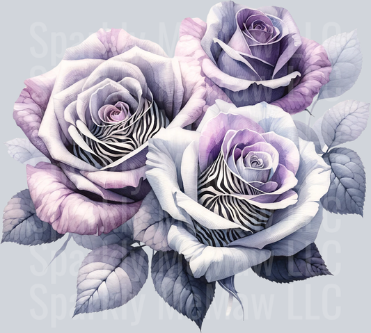 rose 21 Animal Rose UV DTF Clip Art Decal