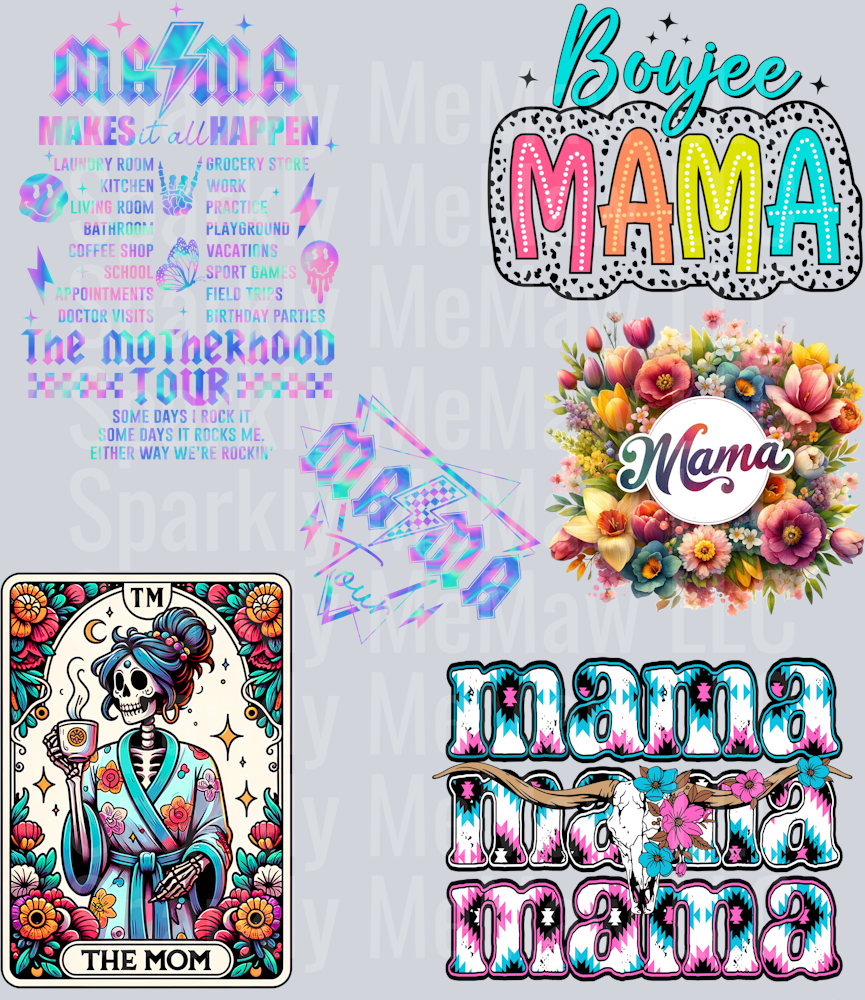 Mama UV DTF Element Sheet