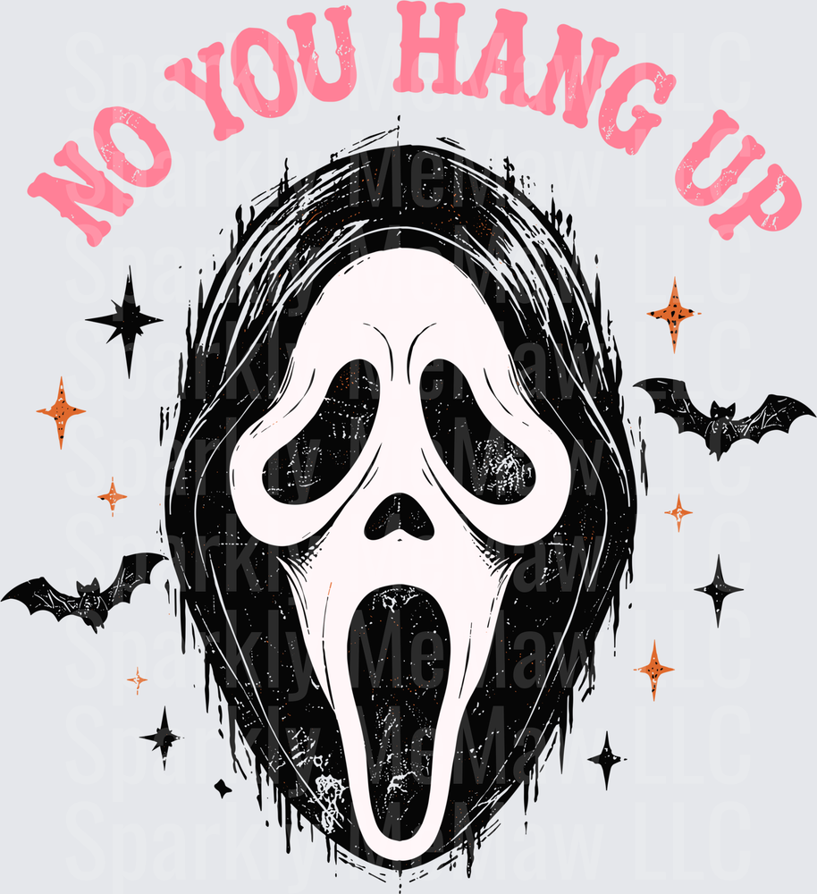 Ghostface No You Hang Up UV DTF Decal