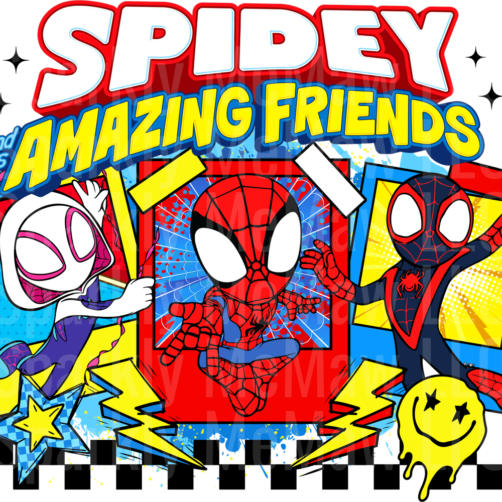 Spidey and Amazing Friends DTF Transfer (Fabrics)