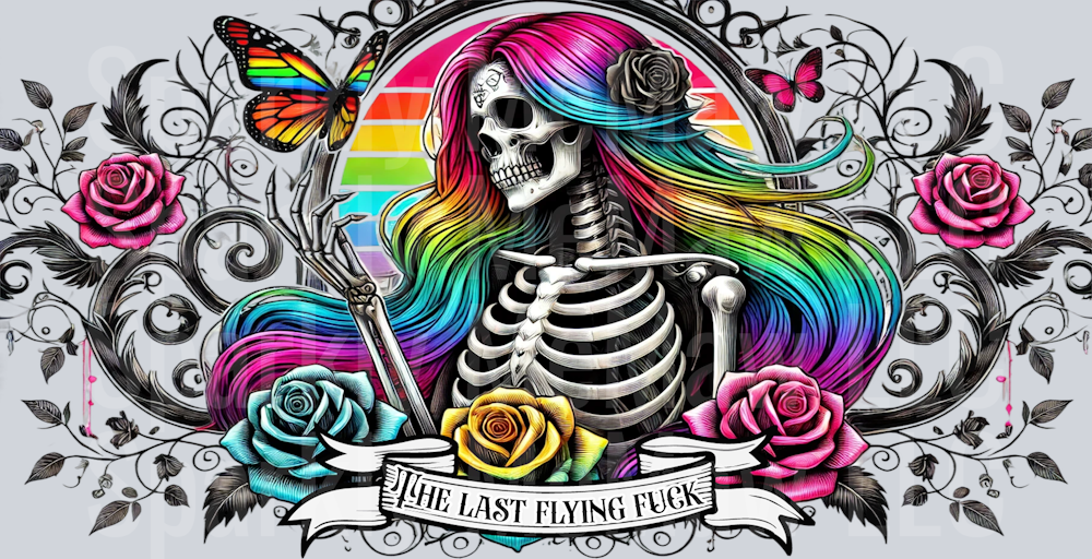 The last flying f uv dtf 16 oz wrap