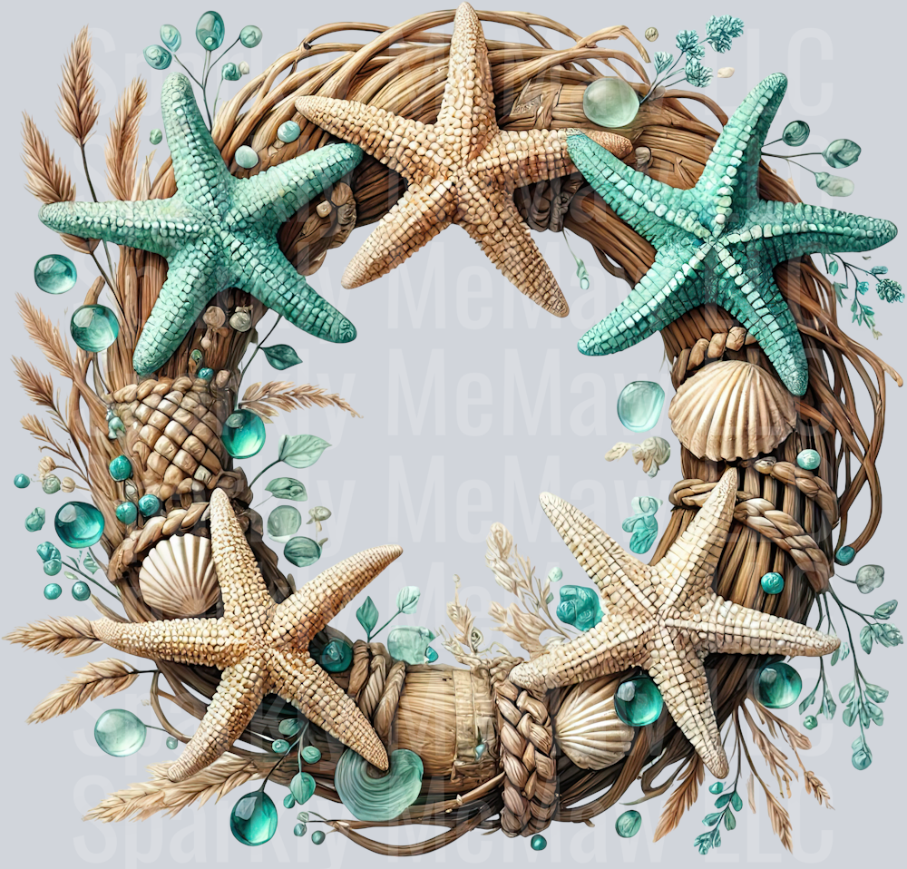 6 Ocean Boho Summer ClipArt Decal