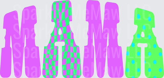 Minecraft MAMA DTF Transfer for Fabric
