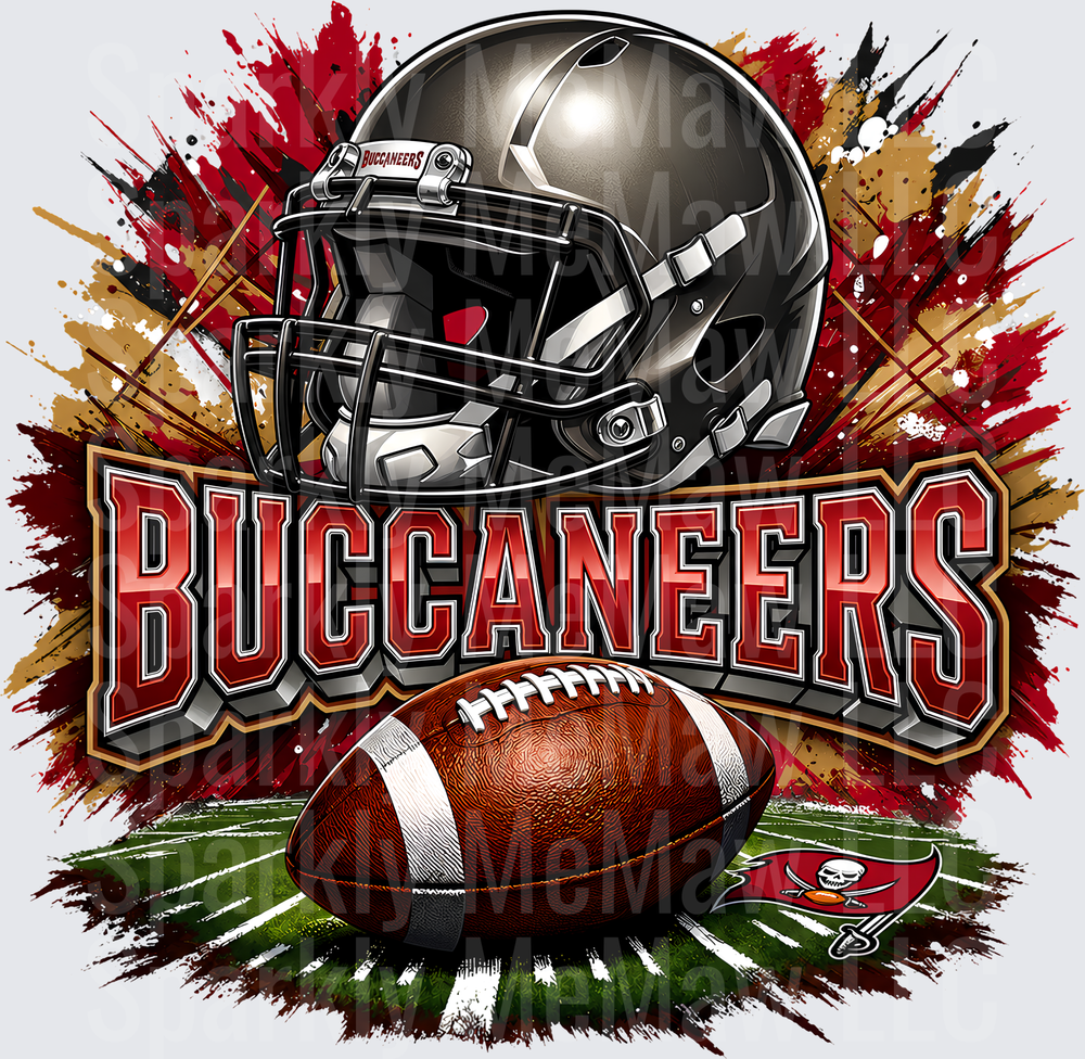 Tampa Bay Buccaneers Helmet Football UV DTF Decal