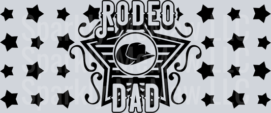 Rodeo Dad 16 oz UV DTF Wrap