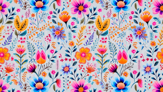 Flowers 16 oz UV DTF Wrap