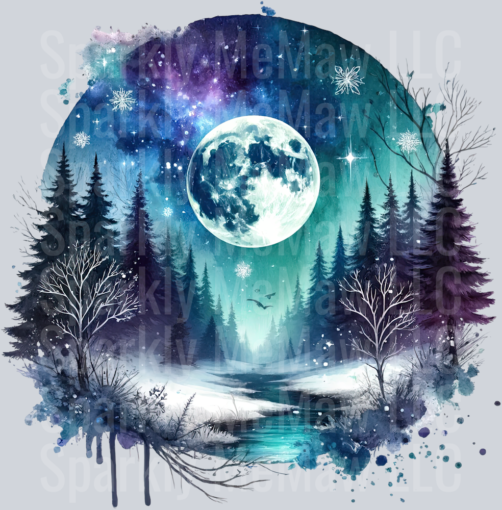 3 Magic Forest Clip Art Decal