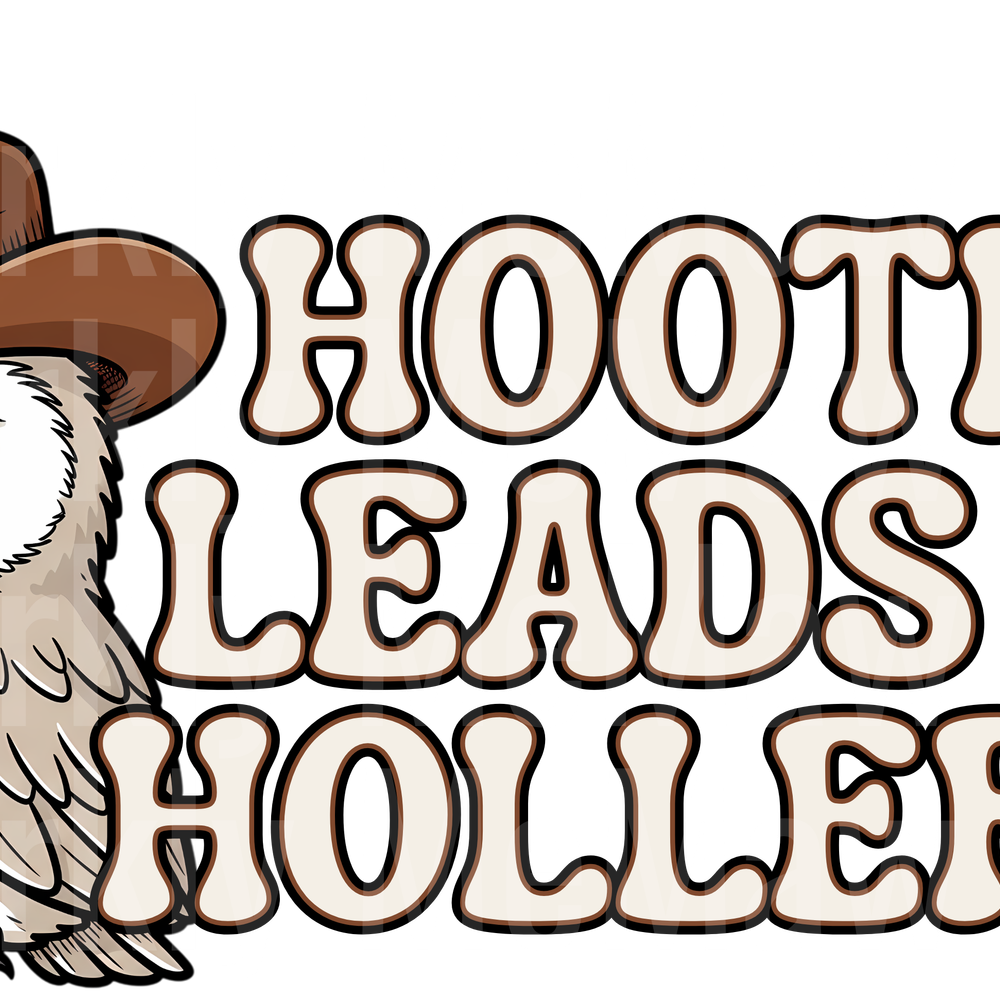 HOOTIN HOLLERIN UV DTF Decal