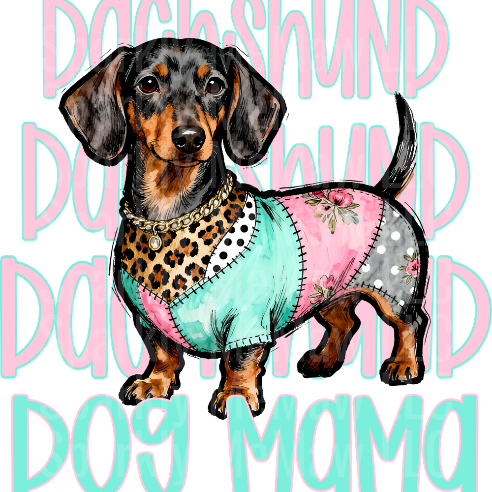 Dachshund DTF Transfer (Fabrics)