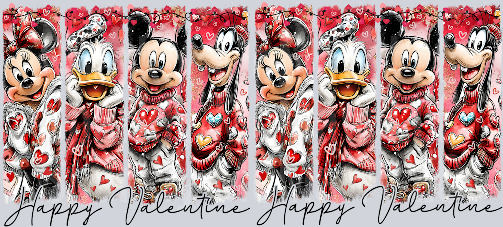 Valentine 16 oz UV DTF Wrap 31