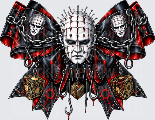 Pinhead Hellraiser Bow This is a UV DTF Decal