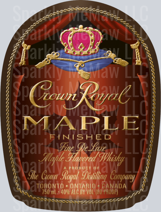 Maple_Crown Royal DTF Transfer (Fabrics)