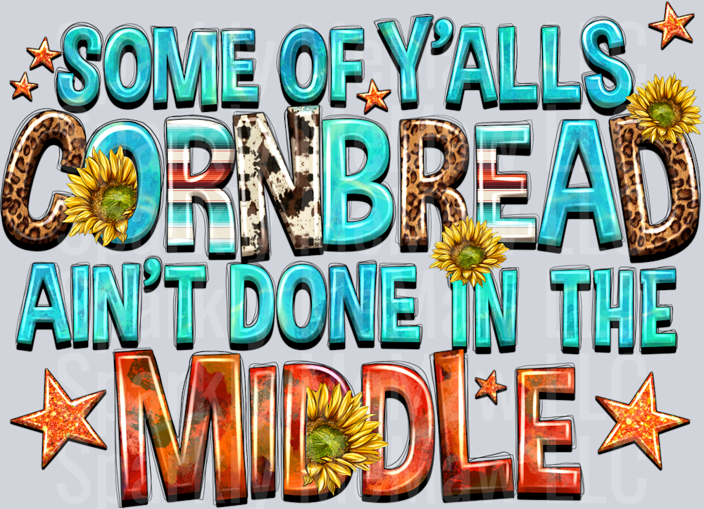 Some of yalls cornbread UV DTF Decal