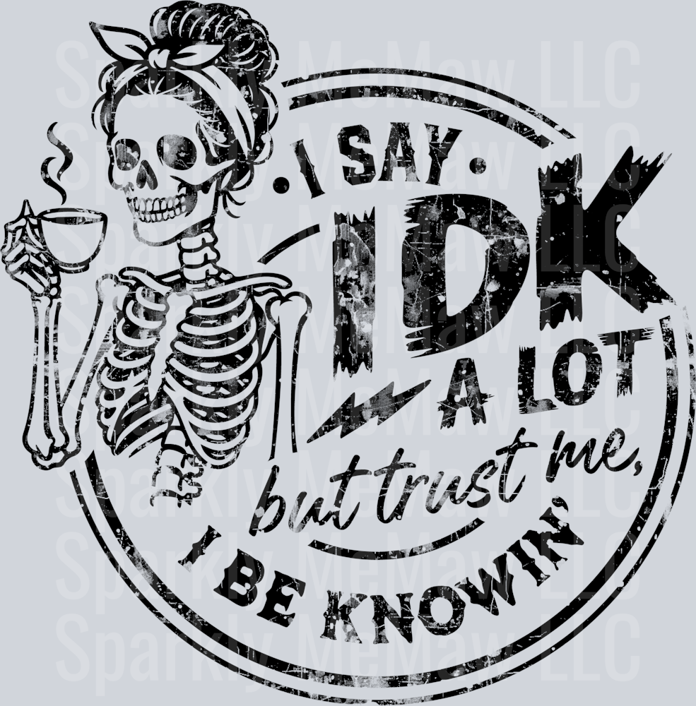 IDK UV DTF DECAL