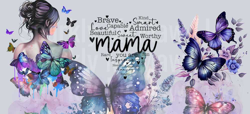 Flower Mama UV DTF 16 oz Wrap