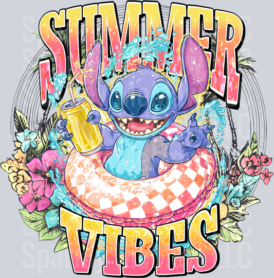 Summer_Vibes UV DTF Decal